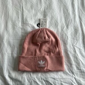 NWT adidas pink beanie